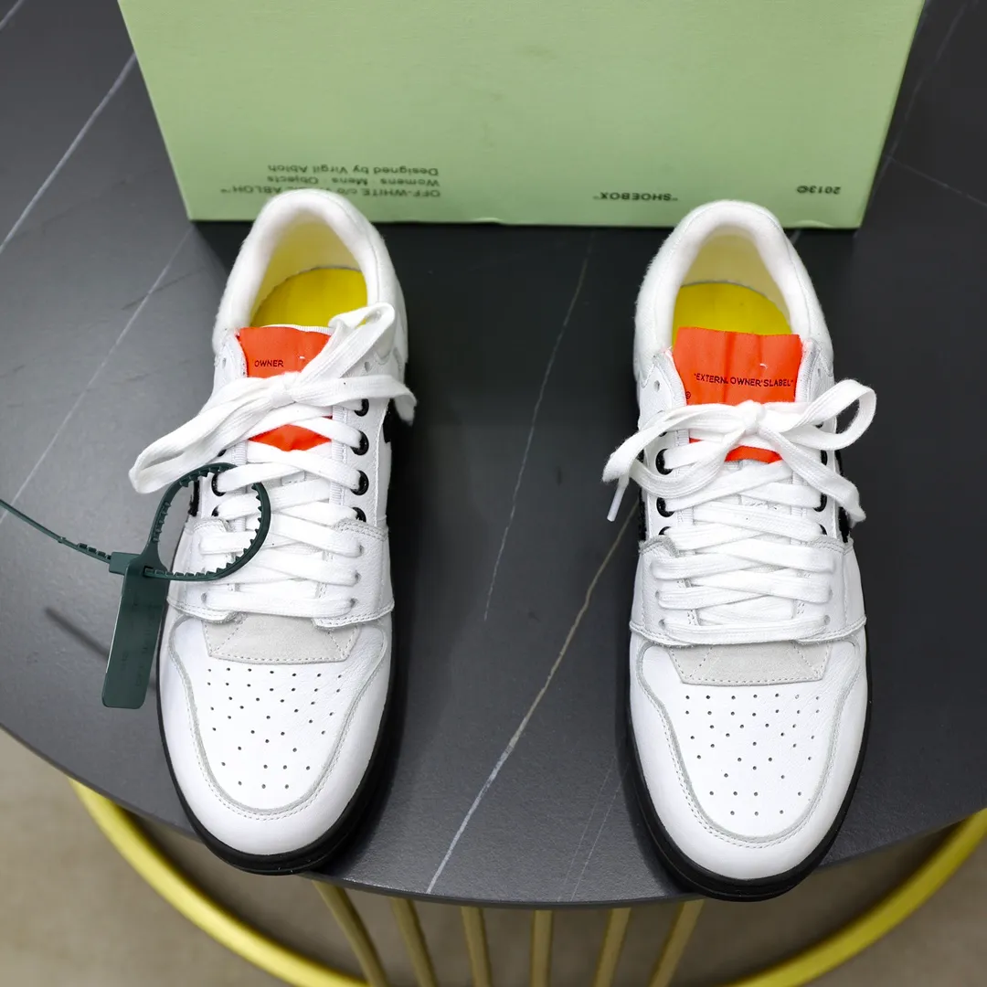 Men's shoes: 462💰💶【off-white】👫 Original one-to-one replica, high-end quality🥳The latest model has not been listed on the official website yet, the top version. Fabric: Imported original leather splicing Lining: Imported breathable mesh Outsole: Original rubber soft, light and wear-resistant Outsole Male 38-44 (customized for 45 and 46)
